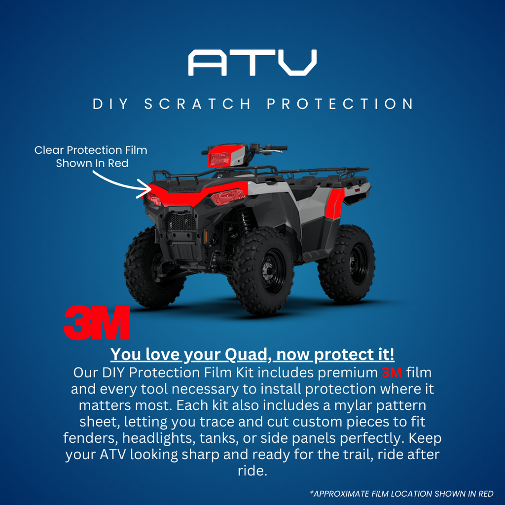 DIY 3M Paint Protection Film (PPF) Kits for Boats, ATVs, Side-by-Sides, Jet Skis & Snowmobiles