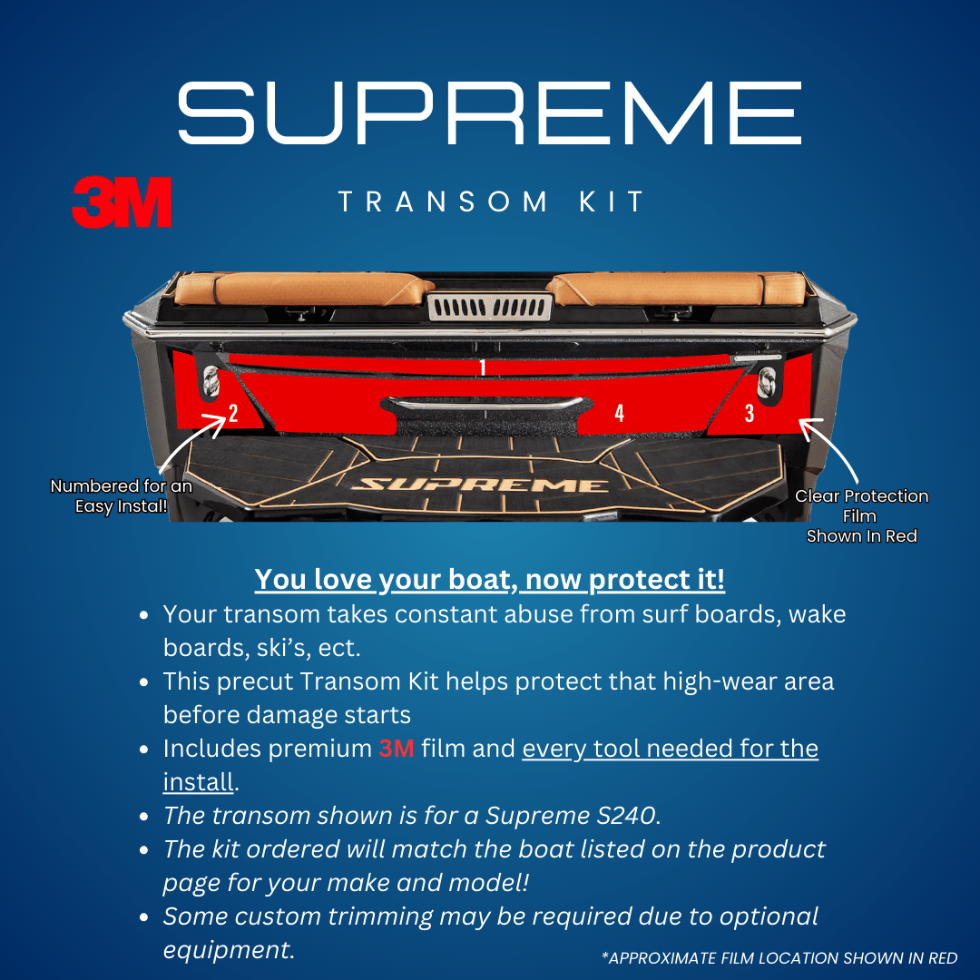 Supreme ZS232 Transom Kit